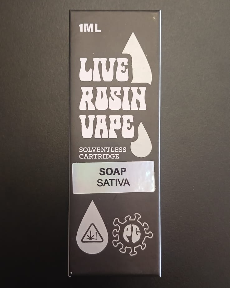 Live Rosin Vape Cartridge