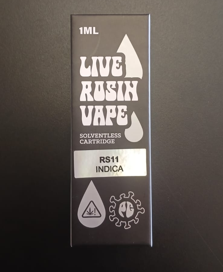 Live Rosin Vape Cartridge